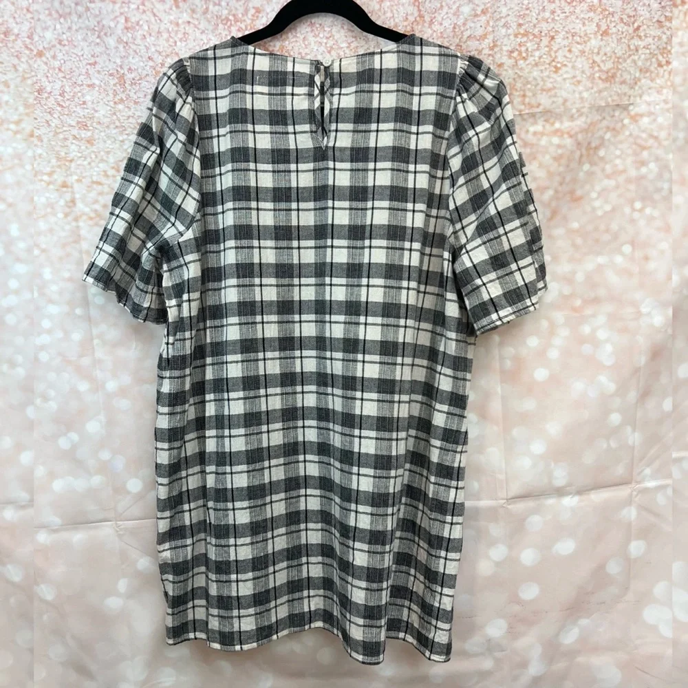 THE GREAT. Plaid Tunic Top - Picture 2 of 8